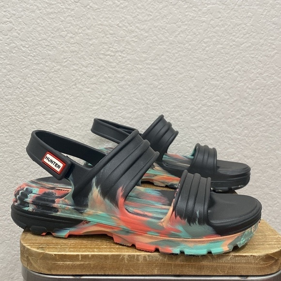 Hunter Bloom Algae Marble Slingback Sandal - Picture 2 of 7